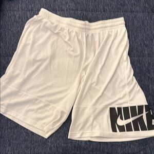 Nike White Athletic Shorts